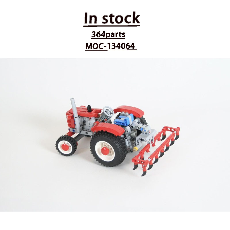 Urban Farming Model - MOC-134064 Modello di Trattore Agricolo Retrò