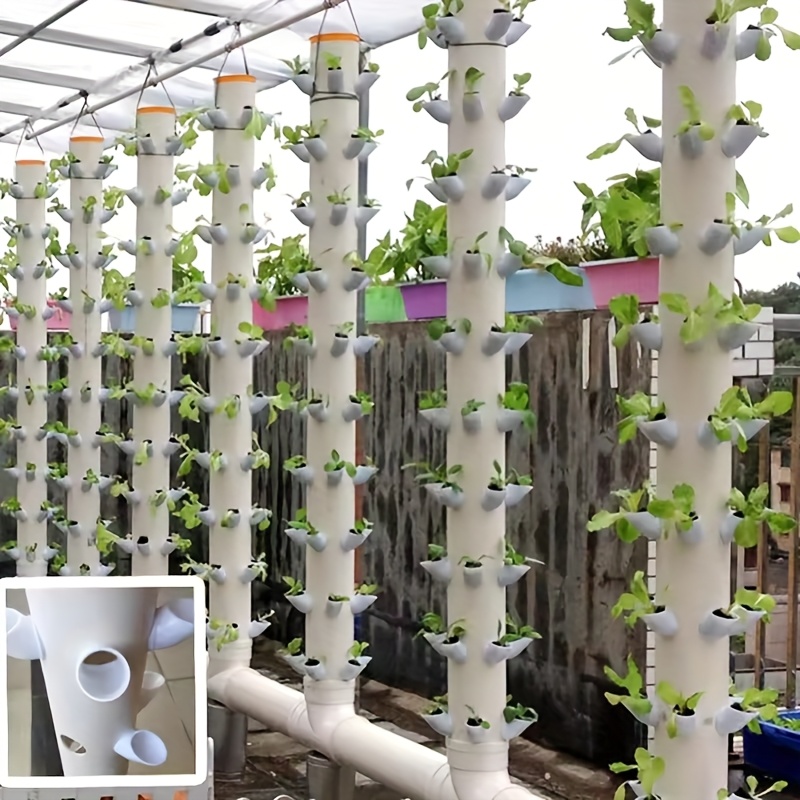 Hydroponic Tower Planter - 10 set di vasi idroponiche fai-da-te