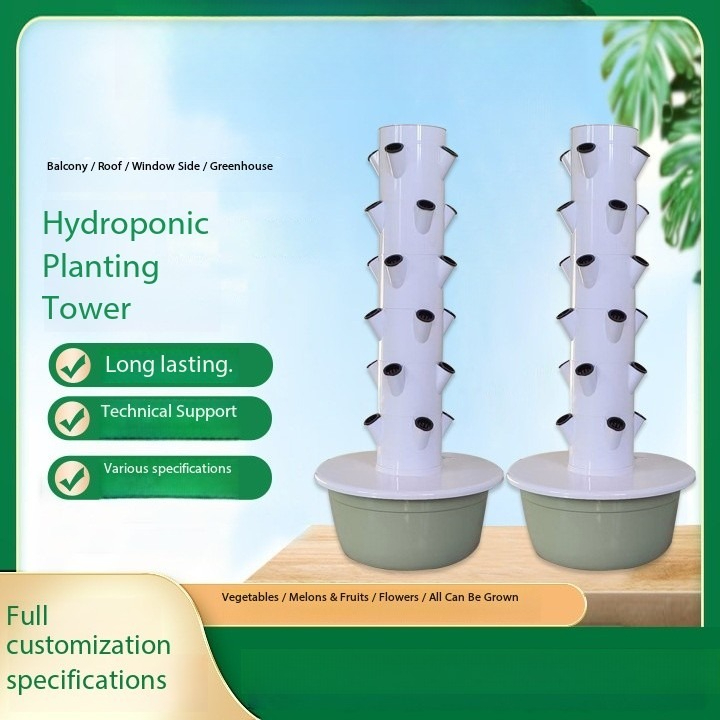 Torre idroponica con luce di c - Hydroponic Tower Planter recensione e prezzo