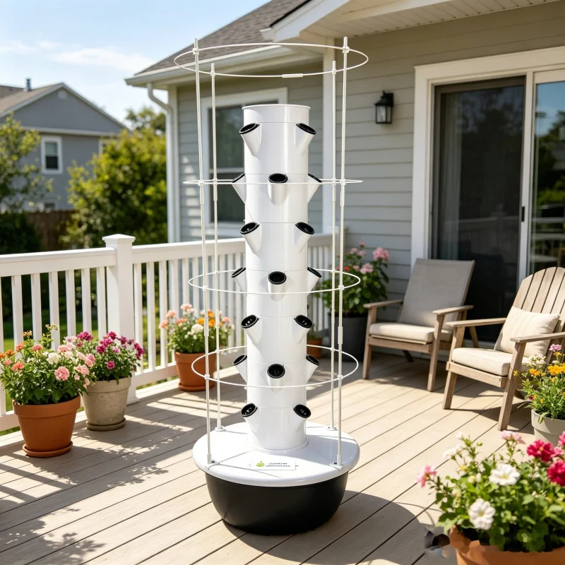 Torre Idroponica Verticale a 5 - Hydroponic Tower Planter recensione e prezzo
