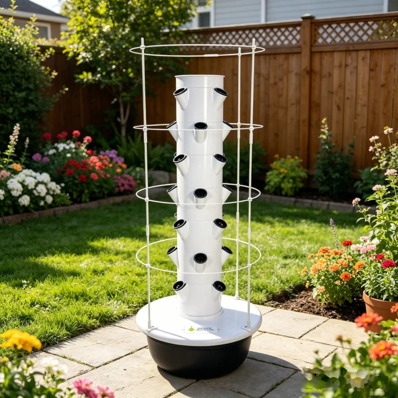 Torre Idroponica Verticale a 5 - Hydroponic Tower Planter recensione e prezzo