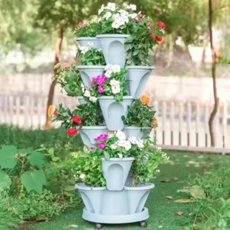 Vaso per Fragole a 5 Livelli c - Hydroponic Tower Planter recensione e prezzo